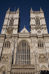 Fototapeta na wymiar Westminster Abbey Church in London, England