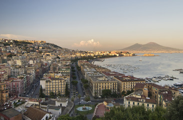 Obraz premium panorama di napoli