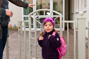 Erstes mal im Kindergarten