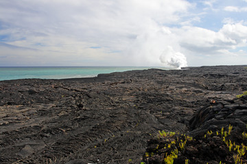 Parc national des volcans d& 39 Hawaï, États-Unis..