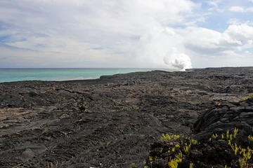 Cercles muraux Volcan Parc national des volcans d& 39 Hawaï, États-Unis..