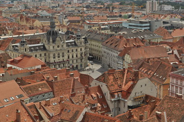 Obraz premium Graz, tetti