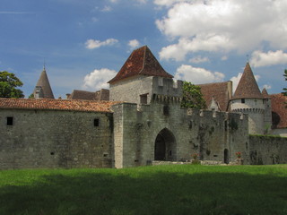 Fototapeta na wymiar Bridoire Castle, Dordogne, Perigord Pourpre