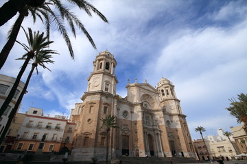 Fototapeta na wymiar Cádiz, catedral de las Américas