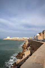 Cádiz, vista del Campo del Sur