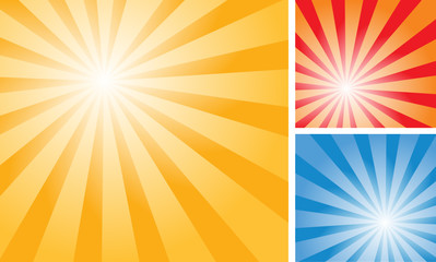 rays three colors