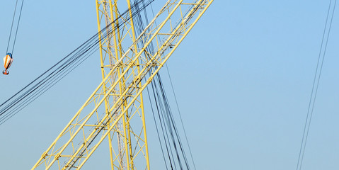 cranes yellow