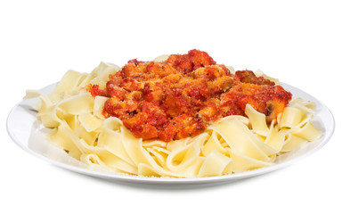 pasta with meat sauce