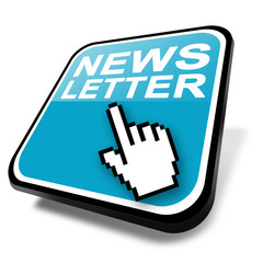 3d button newsletter, news