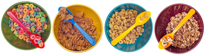 Vibrant Bowl with Breakfast Cereal