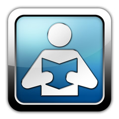 Obraz premium Glossy Square Icon 