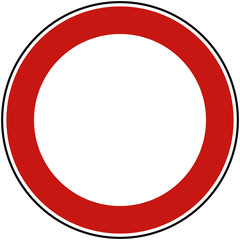 Verbot f&uuml;r Fahrzeuge aller Art