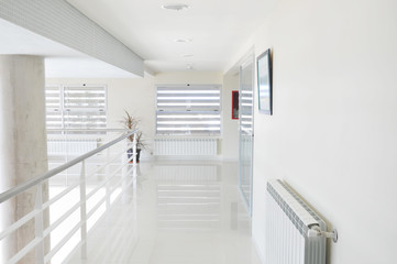 white corridor