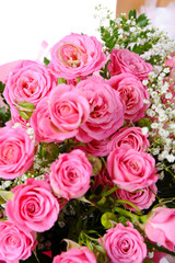 Obraz na płótnie Canvas Pink Bridal Bouquet