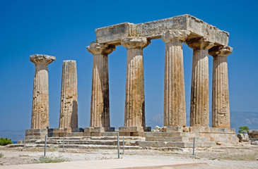 Fototapeta premium Temple of Apollo at Corinth