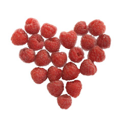 Himbeeren, Herz, Liebe