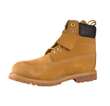 brown leather shoe