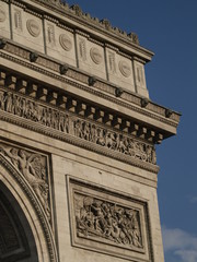 Arco del triunfo en Paris (Francia)