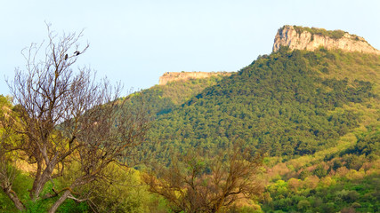 Fototapeta na wymiar Mangup Kale mountain view (Ukraine)