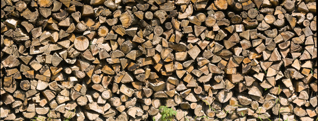 Brennholz, Holzlager, Holzstapel