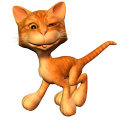 Kitty in blinzelner Pose