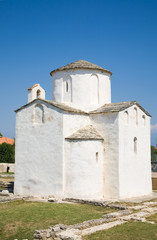 Nin town - Church of Saint Cross; (Crkva svetog Kriza)
