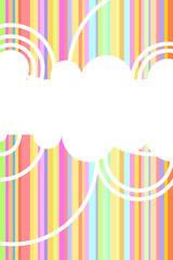rainbow vector background