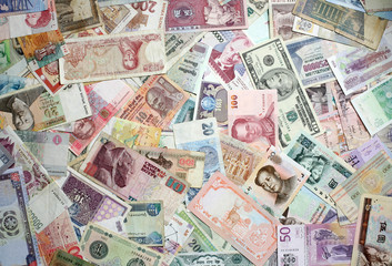 Exotic Banknotes Texture
