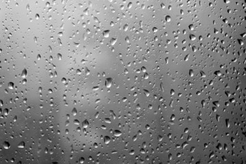 Window rain drops