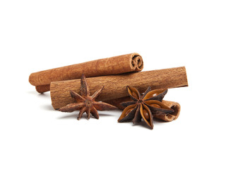 Zimtstangen und Sternanis