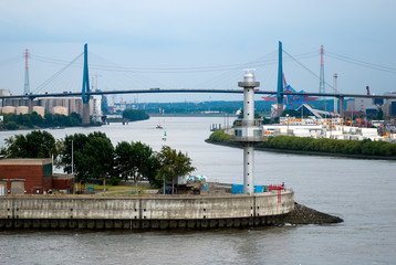 Lighthouse and bridge