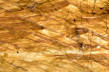 texture of white and orange sand from sandpit