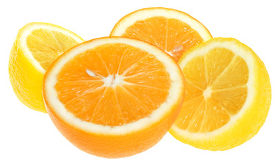 Orange and lemon.
