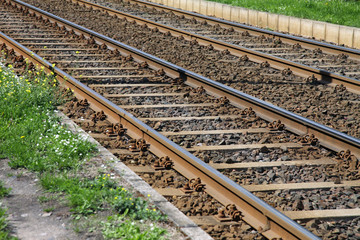 Obraz premium schienen