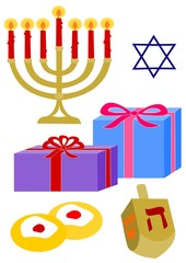 Hanukkah symbols