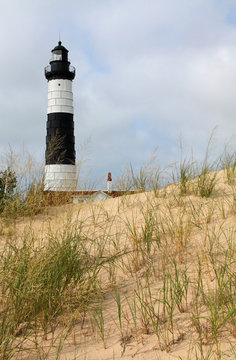 Lighthouse and Sand Dune