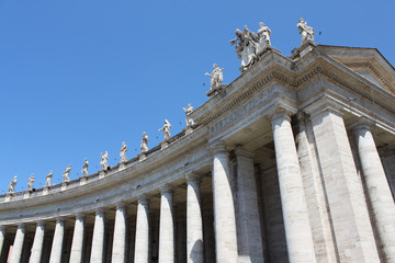 Fototapeta na wymiar Colonnato di Piazza San Pietro, Roma