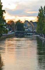Fototapeta premium Canal à Strasbourg