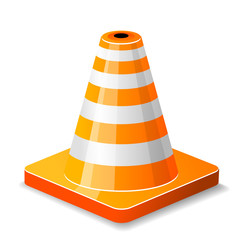 Vector traffic Cone