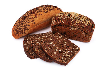 bread with sesame seeds
