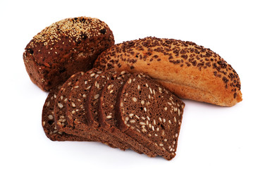 bread with sesame seeds