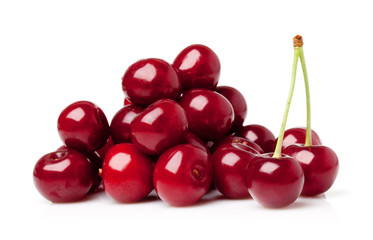 cherry, on a white background