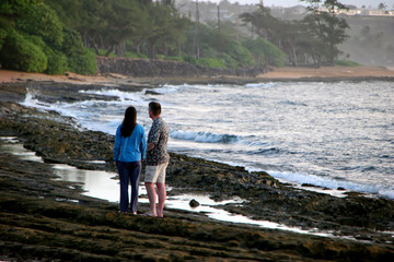 Couple On Beach