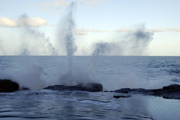 Mar contra las piedras