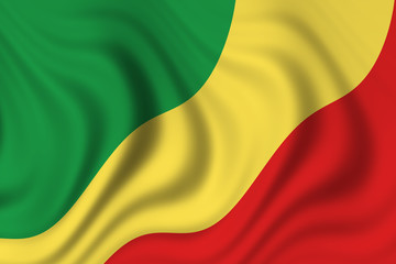 Obraz premium Flag of Congo