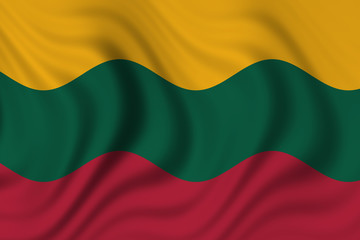 Obraz premium Flag of Lithuania