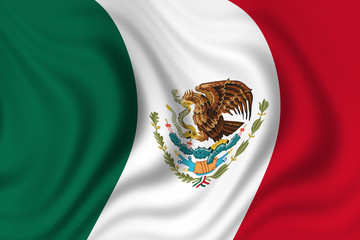 Fototapeta premium Flag of Mexico