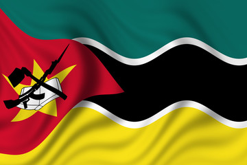 Flag of Mozambique - obrazy, fototapety, plakaty