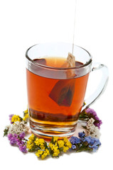 Hot fresh tea
