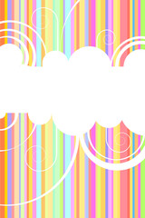rainbow vector background
